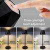 Nordic LED Table Lamp Rechargeable Touch Dimmable Desk Lamp Bedroom Decoration Coffee Shop Home Dining Room Simple Room Decor