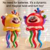 Kids Wind-up Dancing Octopus Toy Educational Clockwork Spring Octopus Toy Toddlers Boys Girls Interactive Crawling Cartoon Octopus Toy