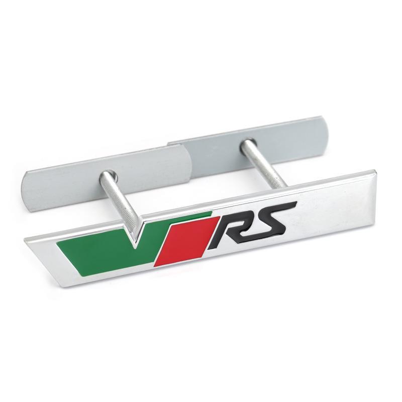 3D Metal Logo VRS Emblem Car Front Grill Badge Trunk Stiker Accessories