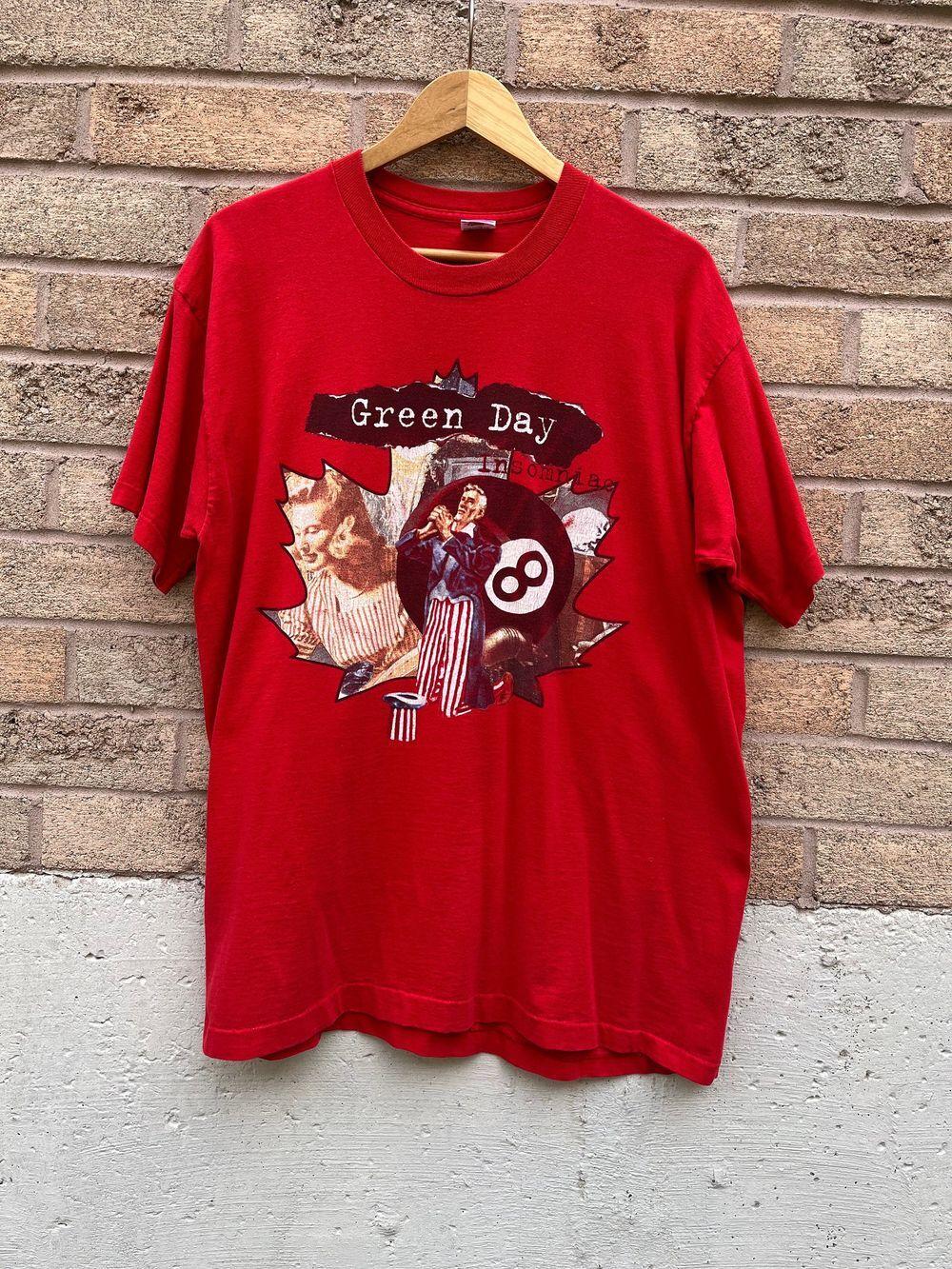 

1995 GREEN DAY INSOMNIAC TOUR SHIRT ROCK BAND SHIRT Red color TE8149 Unisex T-Shirt XXL