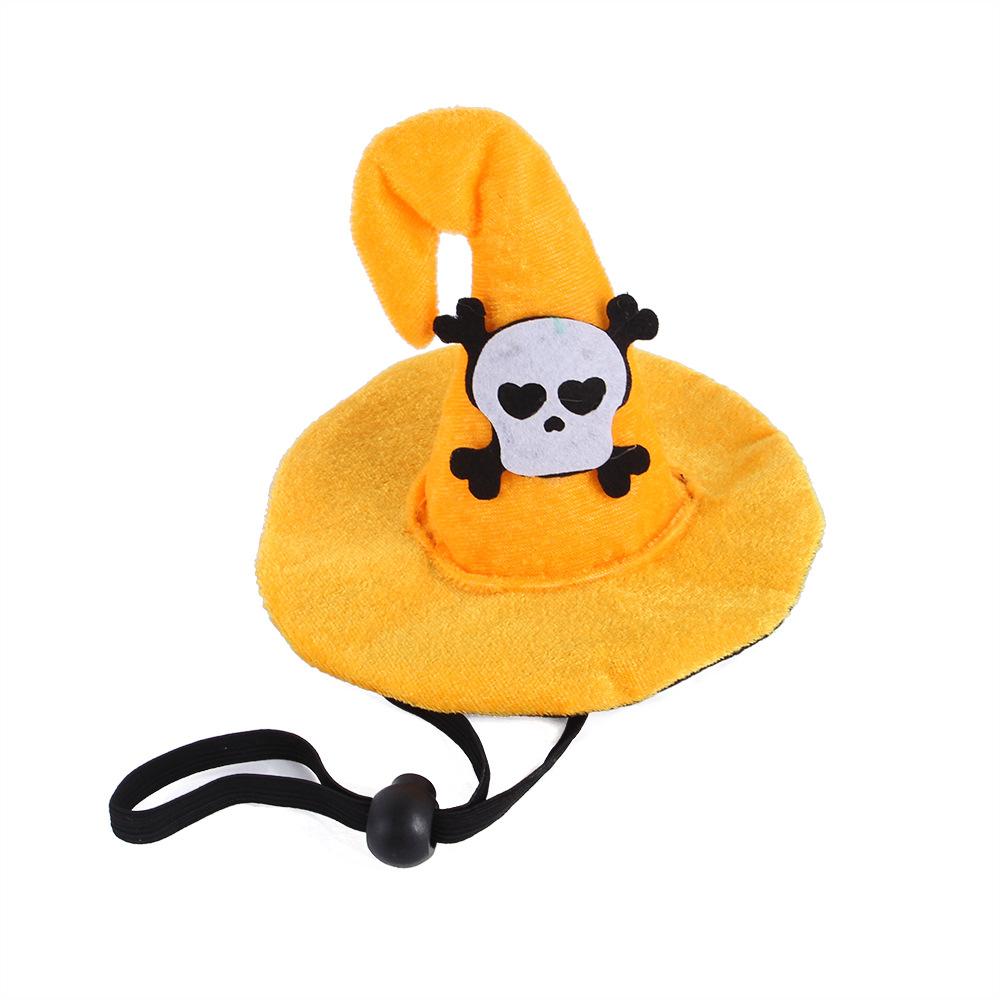 Hot-selling pet funny cat Halloween hat, bat spider skull pattern dog funny headgear