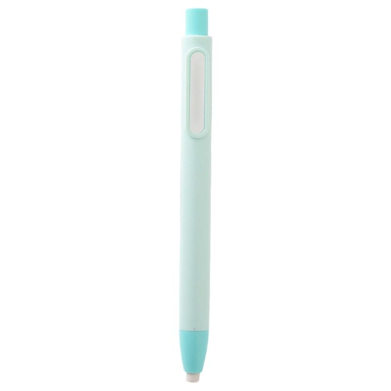 Pen Shape Retractable Eraser Press Action Eraser Easy Erasing Rubber Eraser for Student Kid Adult Writing Art Drawing