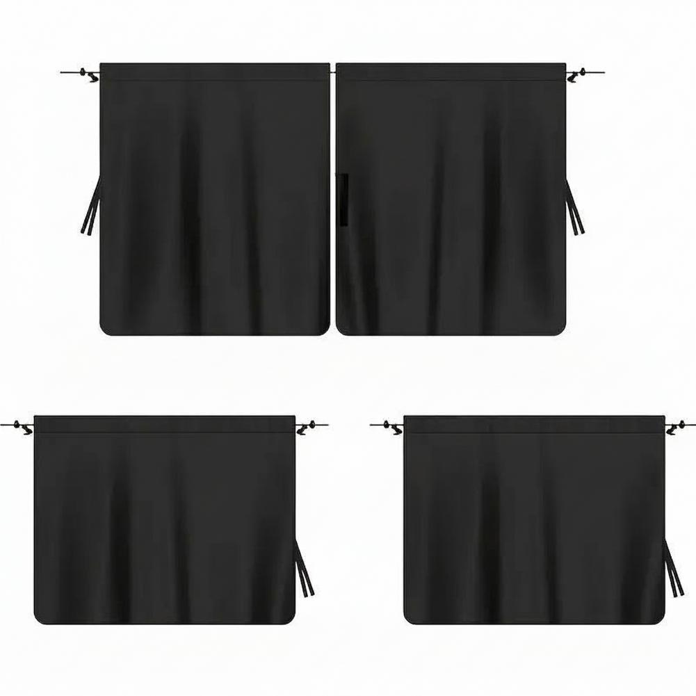 Car Privacy Divider Curtains Sun Shade Partition Blind For Rear Seat Travel Sleeping Privacy Protector Blackout Curtain