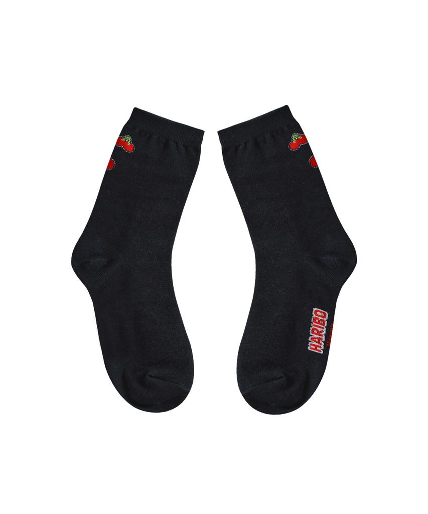 Halibo Fashion Middle Socks Cherry