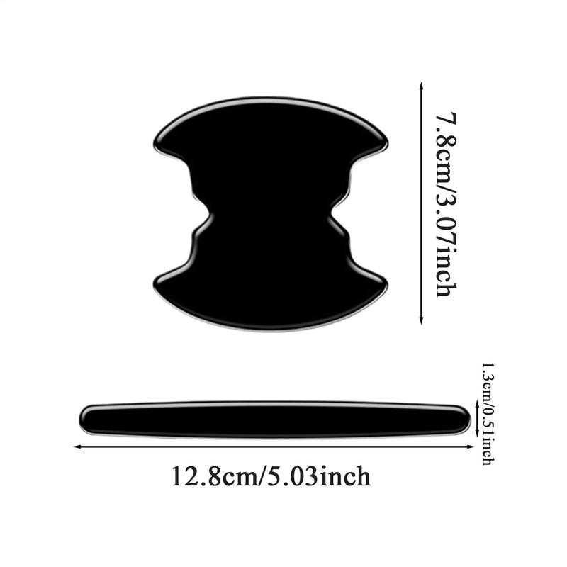Car Door Handle Protector Anti Scratch Vehicle Door Handle Cup Protector Protective Film Sticker For Truck SUV RV Maintenance