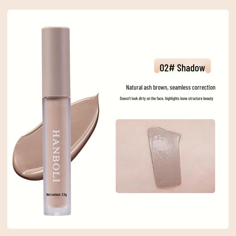 HanBoli Clear 3-Color Concealer: Covers Blemishes, Acne, Dark Circles. Multi-Color Contour Cream.