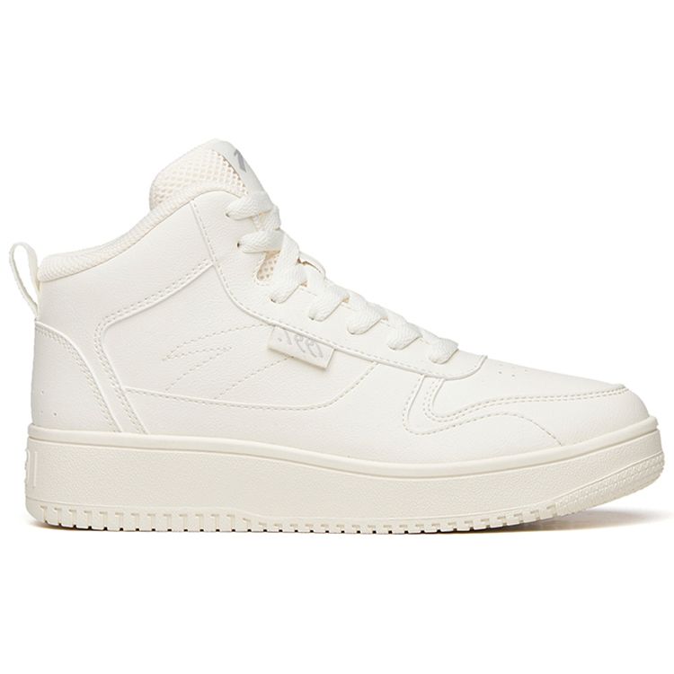 Anta Lifestyle Series Non-Slip Durable High-Top Skate Shoes Women Skate Shoes White 922038010-16
