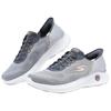 Skechers Go Walk Scarpe Casual Basse alla Moda Comode da Uomo Sneakers Grigio Bianco Arancio 216314C-CHAR