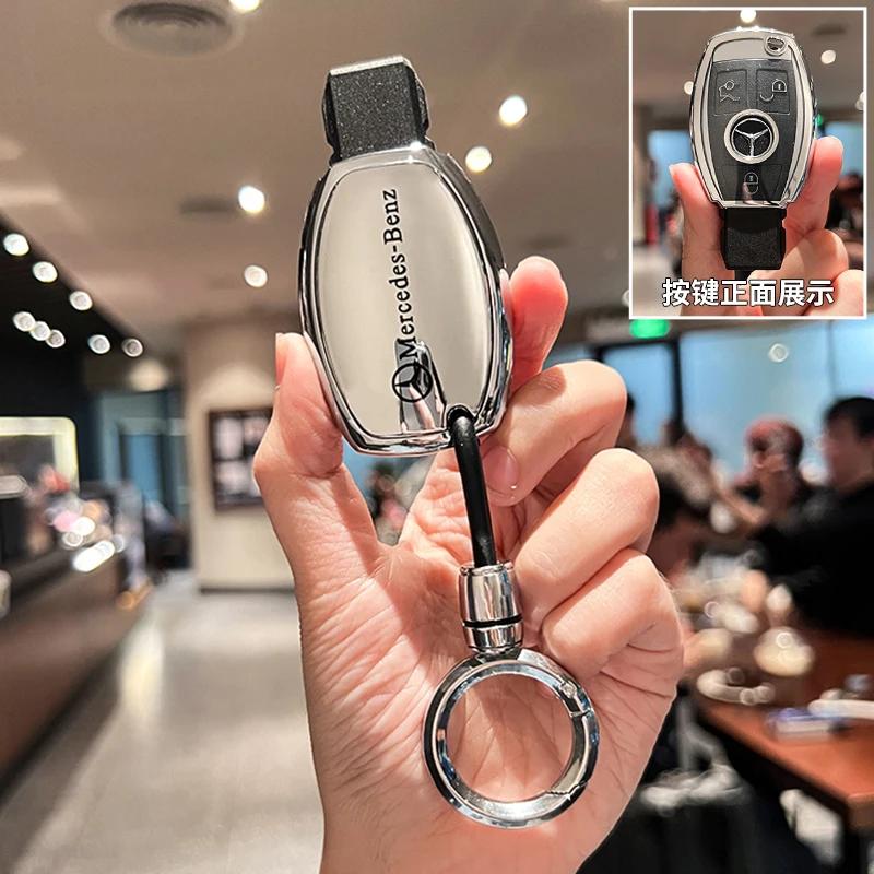 TPU Key Fob Cover For Mercedes Benz A B C E S Class W204 W205 W212 W213 W176 GLC MAYBACH Keyless Soft Case bfio9