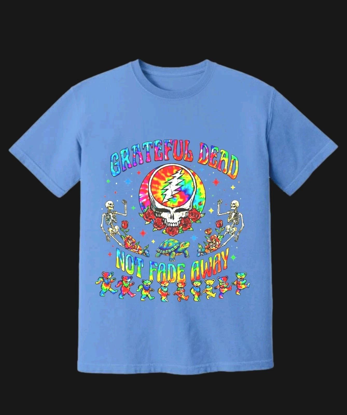 Grateful Dead, Not Fade Away Tie-Dye Bears Vintage Unisex And Adult Tees 130