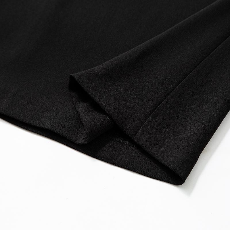 Ditu's New Acetic Acid Swan Neck Sexy Waist Slimming Fashion Elegant Sleeveless Dress
