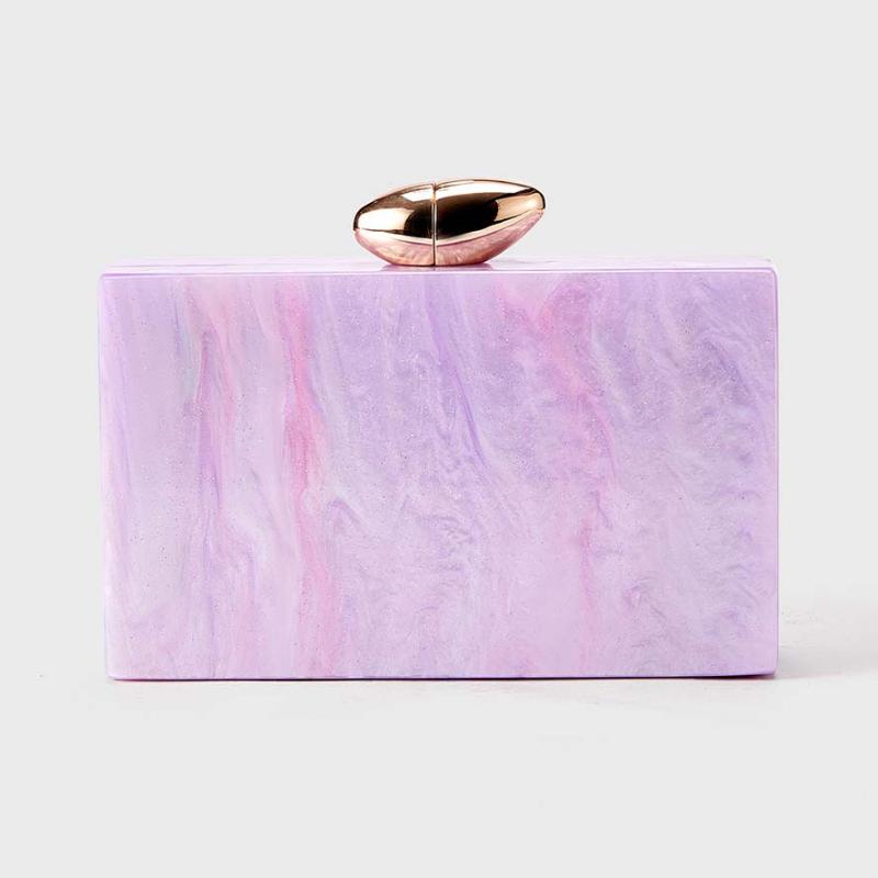 Wedding New Clutch Bag Crossbody Evening Shoulder Starry Pink Acrylic Fashion Tote Woman Bow Luxury 2025 Small Purse Handbags