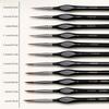 11 Pcs Fine Tip Paint Brush Set Miniature Painting Brushes Small Drawing Brush Detail Paint Brushes