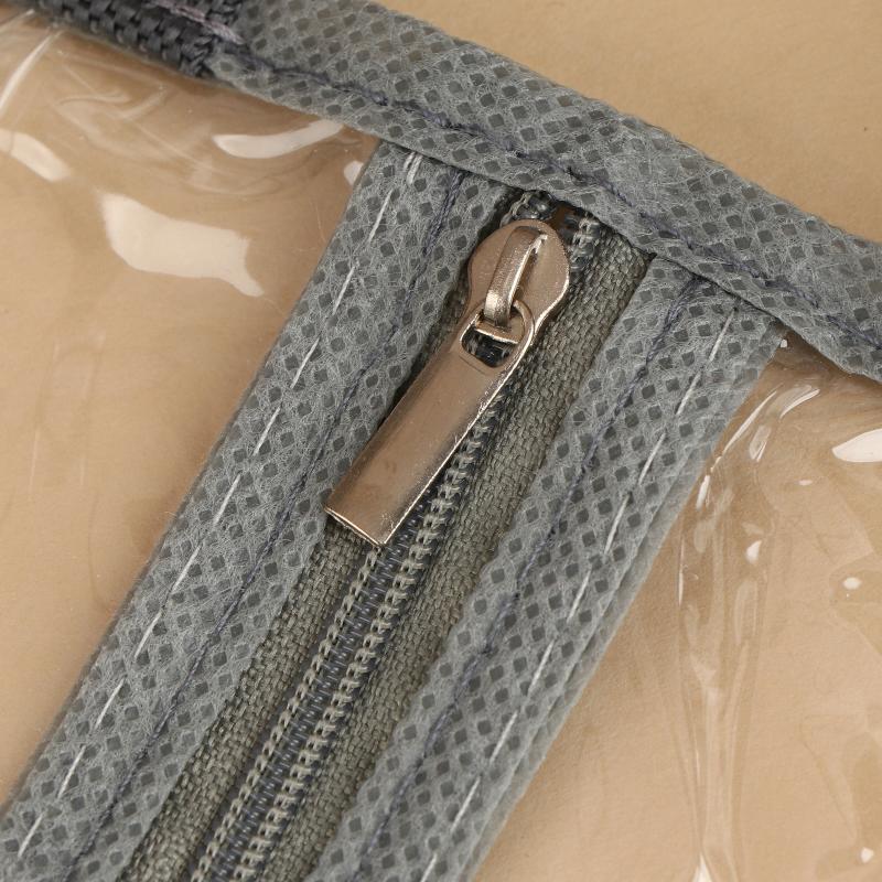 Portable Shoe Storage Bag Clear Wide Opening Design Durable Travel Organizer For Shoes Clothes Space-Saving Essential