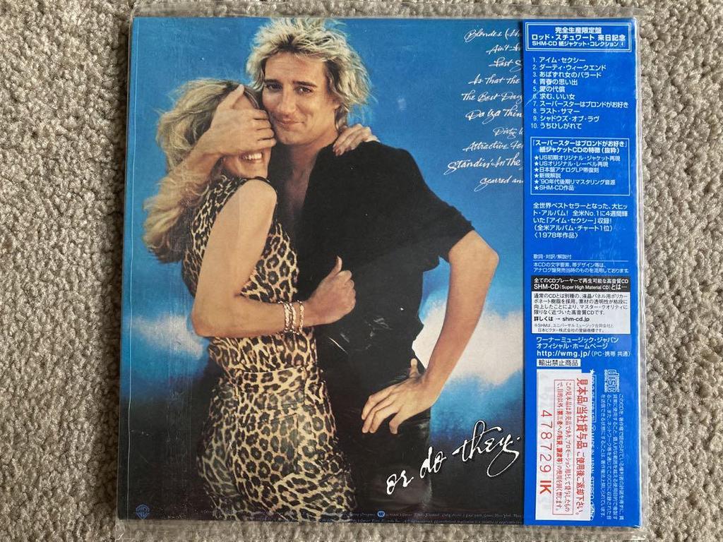[USED] Paper jacket SHM-CD Rod Stewart Superstar Prefers Blondes