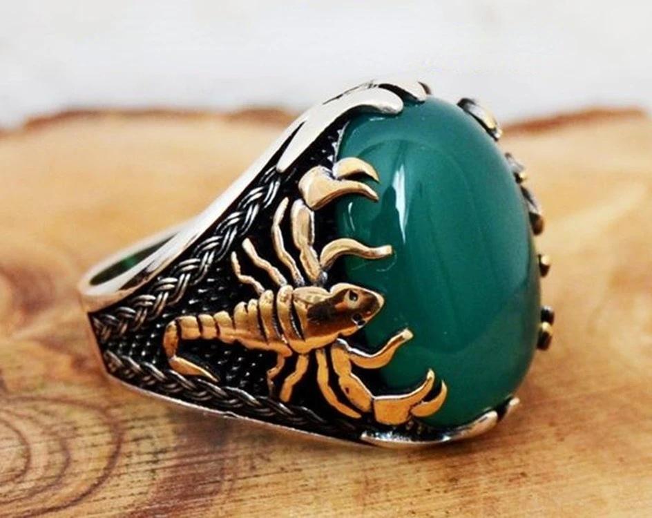 Nový Drahokam Nostalgický Retro Zvířecí Prsten Štír Hmyz Vážka Pavouk Osobnost Kreativní Kovový Zirkon Květina Pár Prsten