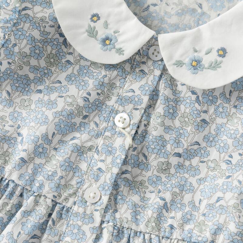 DAVE & BELLA Girls' Floral A-Line Summer Dress