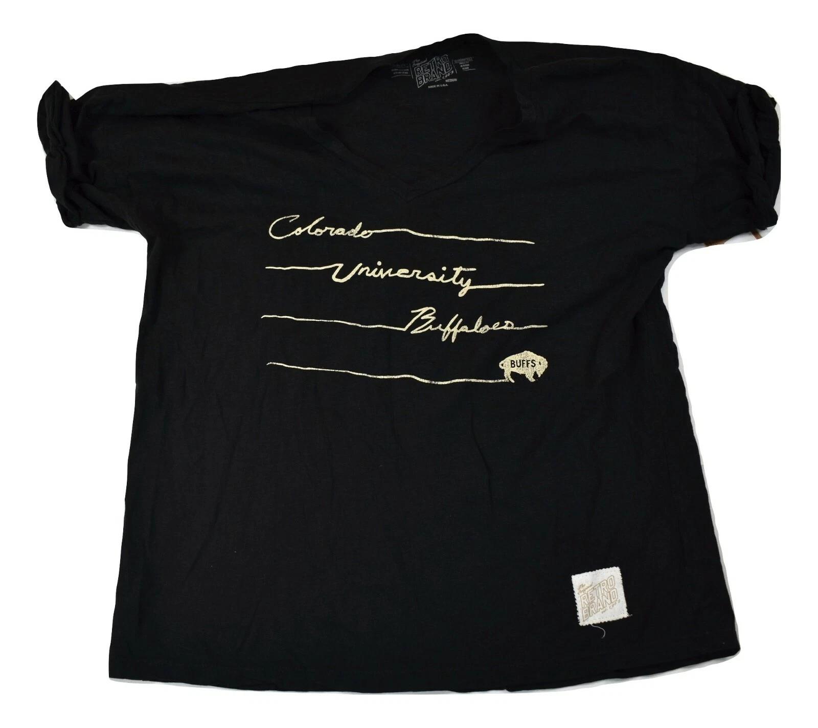 

Retro Brand Womens Colorado Buffaloes Loose-Fit Top Shirt New M 3XL
