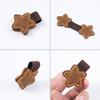 Magnetic Faux Leather Bookmark Cute Star Shaped Page Clips Strong Magnet Bookmark Clip for Reading Lovers Women Men