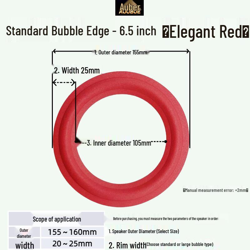 JBL Speaker Repair Foam Surround: Replacement Edge for 3/4/6/6.5/8/10/12 Inch Folding Ring