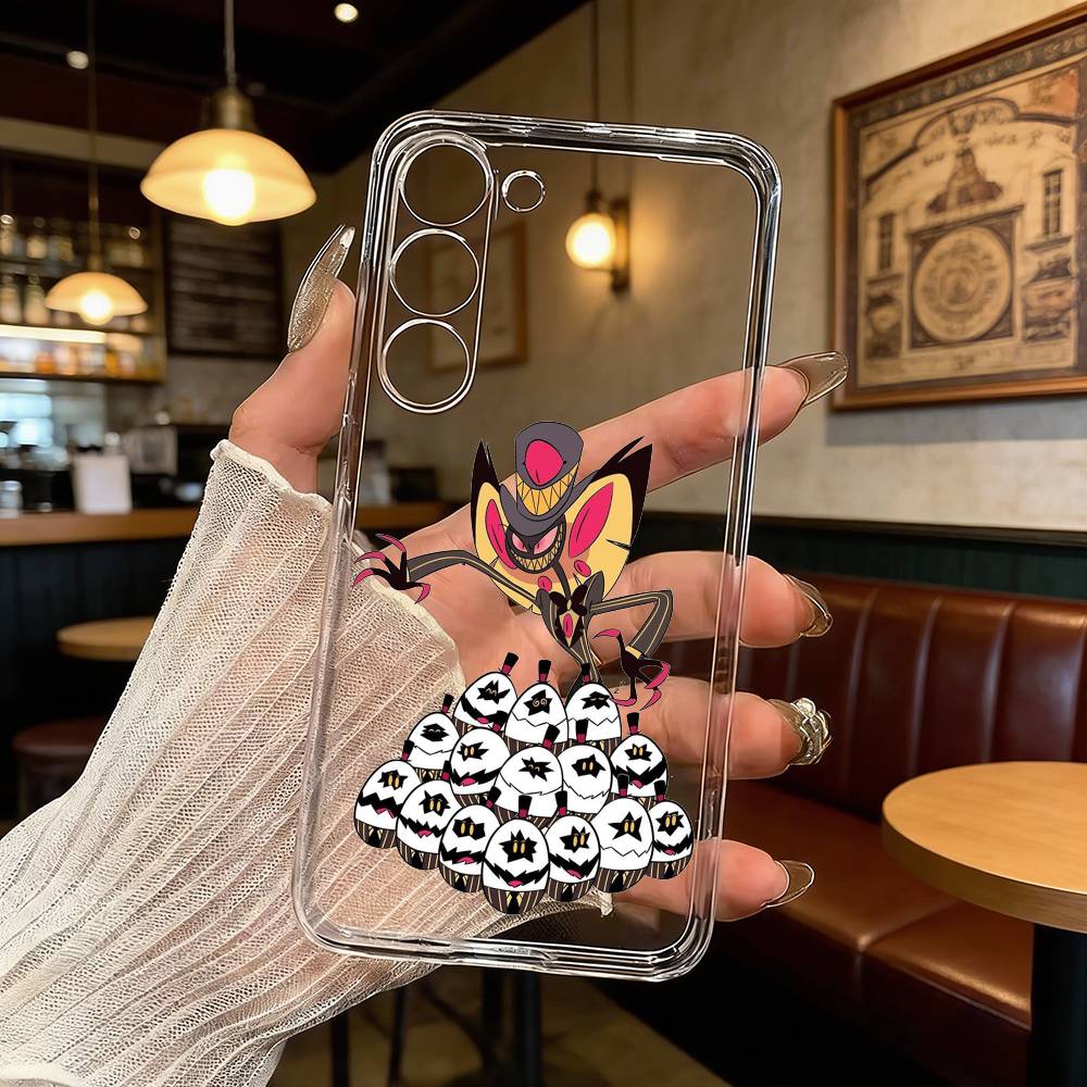 

H-Hazbin H-Hotel Чехол для телефона Sir Pentious для Samsung Galaxy A71, A70, A52, A51, A40, A30 Прозрачная крышка Samsung a12