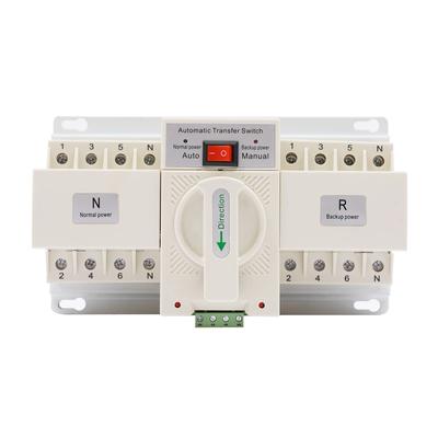 63A 2P Dual Power Automatische Übertragung Selbst Cast CB Ebene AC-33iB M6 Loch
