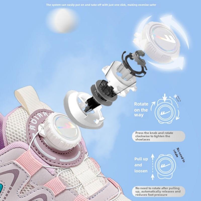 Warrior Klassenkameraden Atmungsaktive Sportschuhe Frühling und Herbst Neue Mesh Freizeitschuhe Jungen Bergschuhe