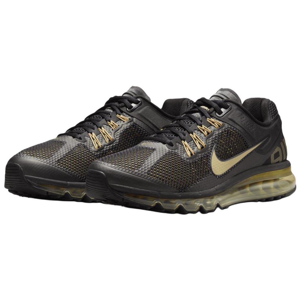 Nike Air Max 2013 Black Flat Gold Sneakers Casual Shoes HQ1927-001