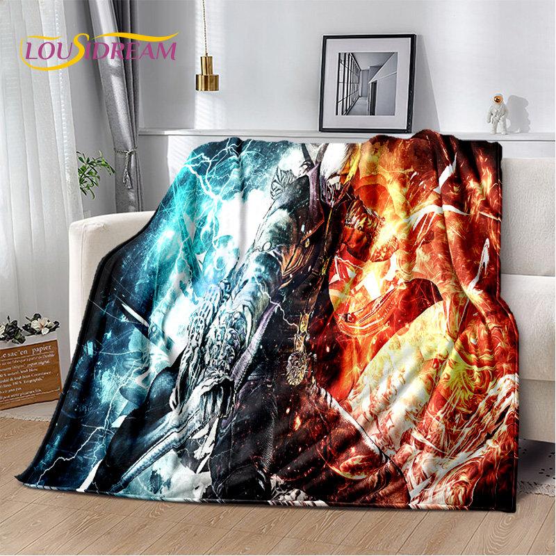 3D D-Devil May Cry DMC Game Gamer Soft Plush Blanket,Flannel Blanket Throw Blanket for Living Room Bedroom Bed Sofa Picnic Cover