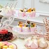 Disposable Dessert Display Stand for Children's Birthday - Cake & Plates Party Decoration