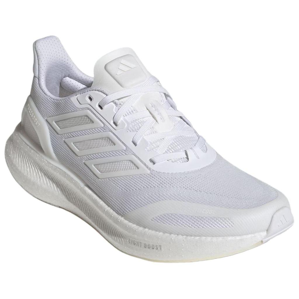 Adidas PUREBOOST 5 Fabric Slip Resistant, Abrasion Resistant, Rebound Running Shoes Men's White JS5062