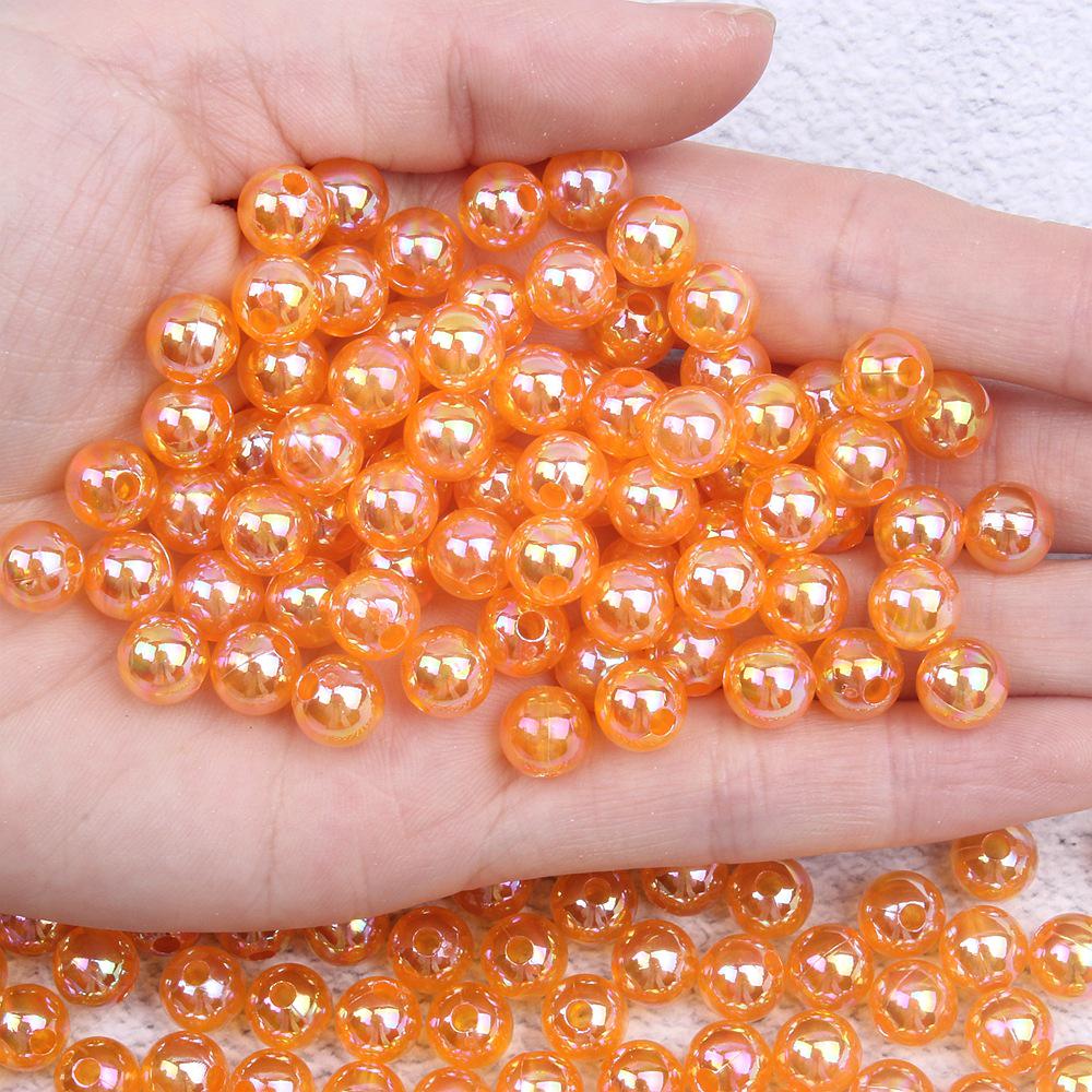 Multicolor Transparent AB Imitation Pearl Beads for DIY Jewelry Making