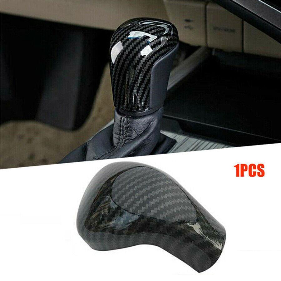 Carbon Fiber Look ABS Gear Shift Knob Cover Trim For Toyota Camry 2018 -