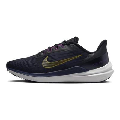 Air Winflo 9 Black Gold Suede Men Sneakers Blue Blackened-Blue DD6203-007
