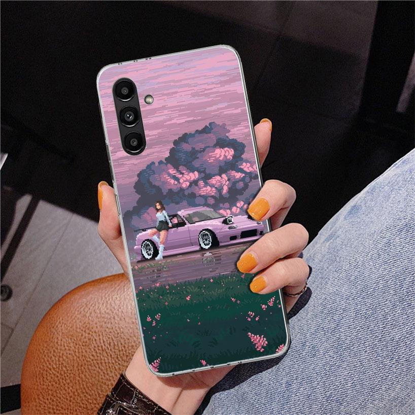 JDM Auto MX5 Niedliche Handyhülle Für Samsung Galaxy A17 A16 A15 A14 A13 A57 A56 A55 A54 A53 A37 A36 A35 A34 A33 A26 A25 A24 A23 Galax