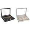 Nonslip Designs Jewelry Presentation Tray Velvets Surfaces Secure For Retail Shops Composite Materials Recyclable