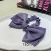 Cute Bowknot Hairties Scrunchies for Girls Acetate Cotton Hair Accessories for Pony Hair Double_layered Hair Bow Elastic Bands