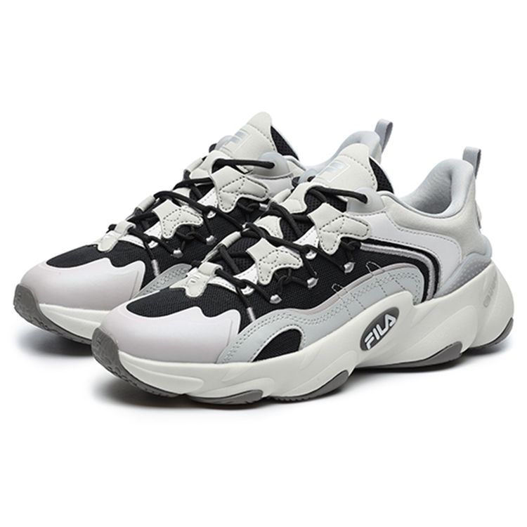 Fila Jagger 2 Mesh Synthetic Leather Sports Comfort Low Top Casual Shoes Women Sneakers Black Gray F12W211111FBV