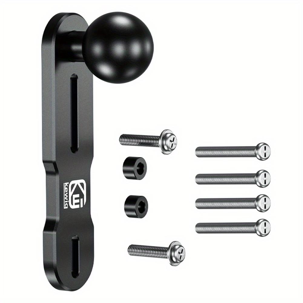 

1 Set Ball Head Adapter Aluminum Alloy Motorcycle Brake/Clutch Reservoir Cover 25mm Motorbike Mount Base for Sports Camera Smartphone 1set