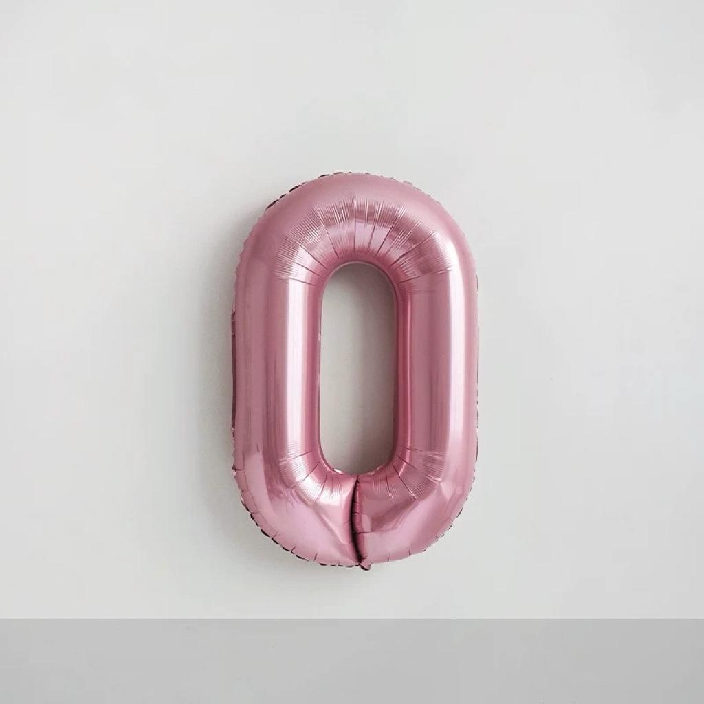 40-Inch Cream Number Balloon for Kids' First Birthday Party Decoration