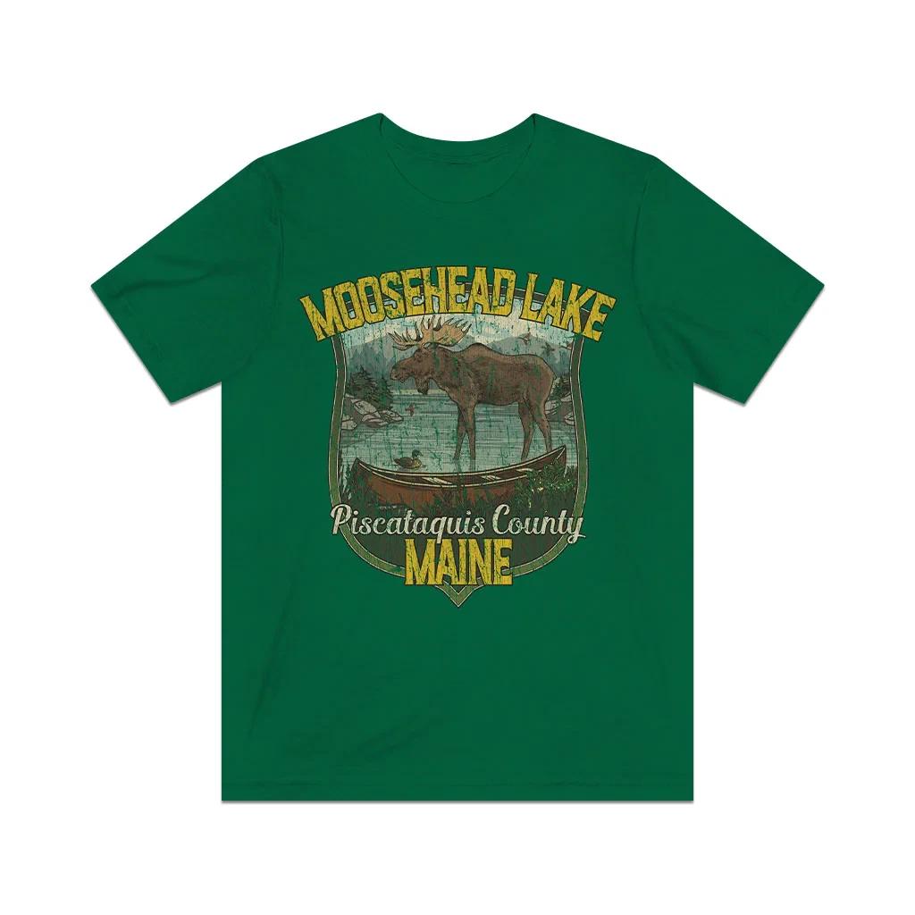 

Moosehead Lake Maine 1827 Vintage Men s T shirt S