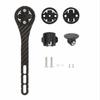 Black Bike Out Front Computer Mount for Garmin/Wahoo/ for Bryton/for Cateye Outdoor Riding