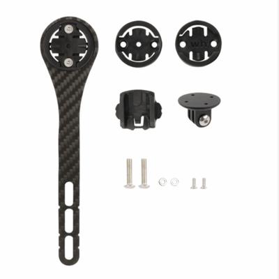 Black Bike Out Front Computer Mount for Garmin/Wahoo/ for Bryton/for Cateye Outdoor Riding