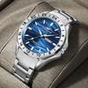 Fashion Men'S Personality Watch Steel Belt Quartz Watch Trend