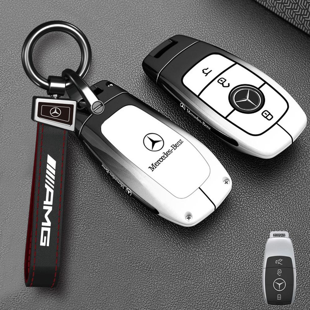 ZHC5 Car Key Rings For Mercedes Benz A B C E S Class W204 W205 W212 W213 W176 GLC CLE CLA GLB GLC GLS AMG W177 W222 Key Case Cover