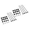 2 Set Fan Mounting Kit Through Radiator Fan Mount Kit for Electric Cooling Fan and Transmission Cooler