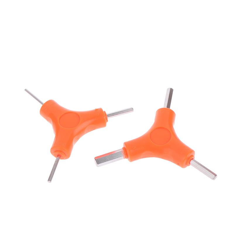 Set di chiavi esagonali 3 in 1 2,5/3/4/5/6/8 mm Realizzate in Cromo-Vanadio; Strumenti Essenziali per la Manutenzione della Bicicletta