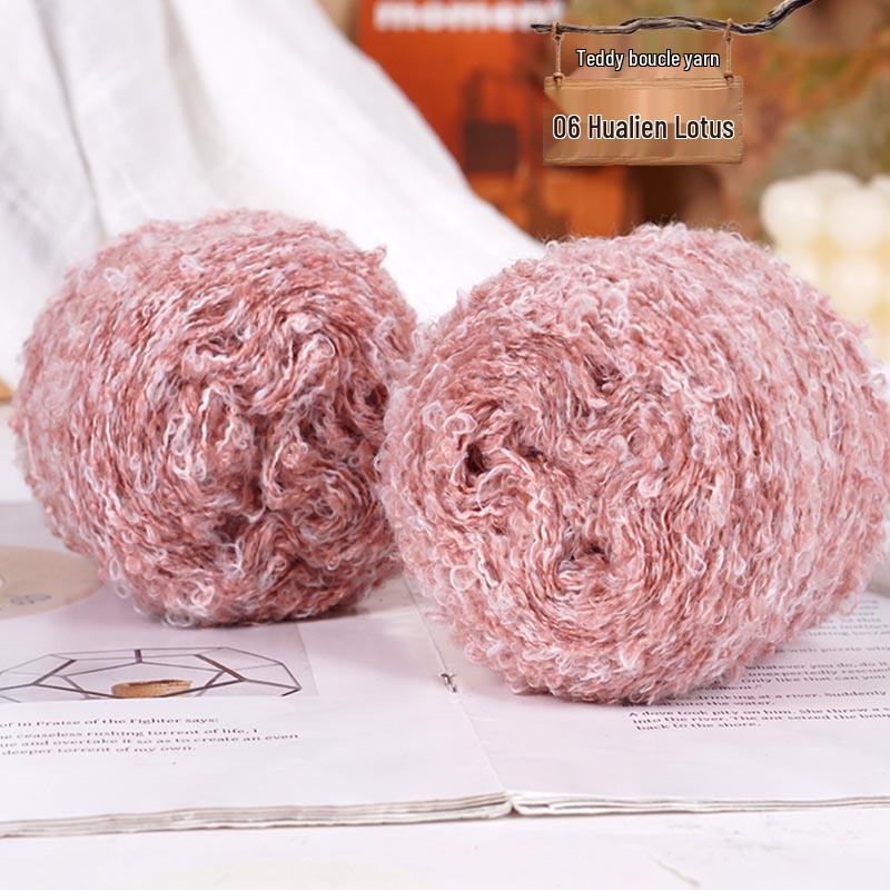Colorful Loop Yarn Ball for Crochet & Knitting: Perfect for Handmade DIY Sweaters, Scarves, Dolls, & Small Projects.