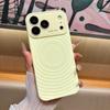 Fashion Liquid Silicone Water Ripple Pattern Big Window Case For iPhone 17 Pro Max 16 15 14 13 For Magsafe Magnetic Charge Cover