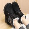Fleece booties, winter cloth shoes, fleece thickened snow boots, mom comfort cotton shoes, warm cotton boots